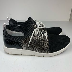 Johnston & Murphy snakeskin tennis shoes